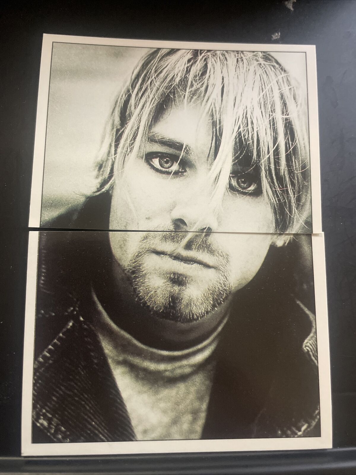 1995 Panini Smash Hits Album Stickers #95 &96 Kurt Cobain of Nirvana set