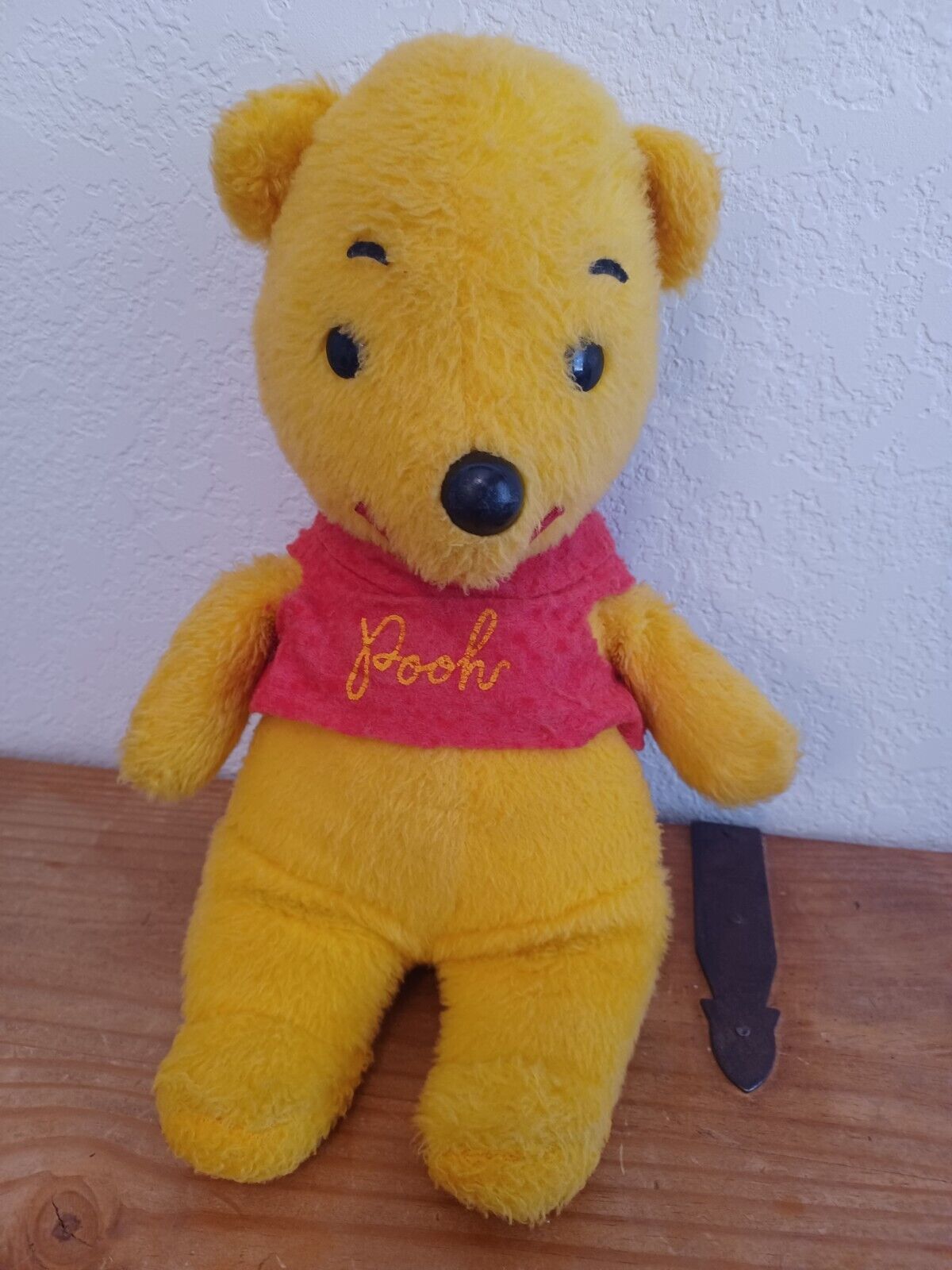 Vintage 60s Sears Gund 15” Winnie The Pooh Plush Jumbo Disney Stuffed Toy 