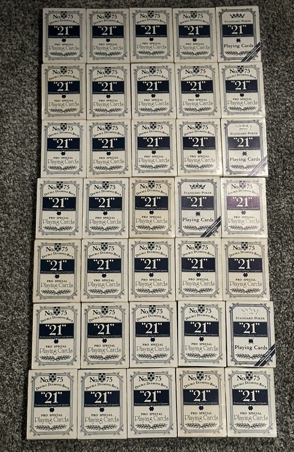 *Vintage lot of 35 ‘21’ Arrco Poker Playing Cards - Great Condition*