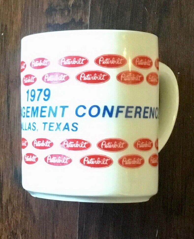 Peterbilt 1979 Service Management Conference Dallas Texas Coffee Mug Cup+Key Fob