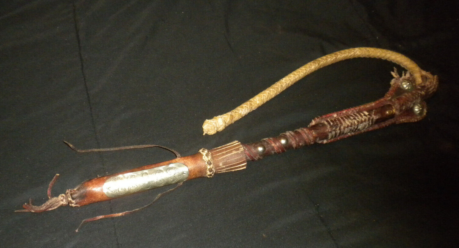 Vtg Sterling Whip / Arabian Camel Whip-Looks like Sterling Accents-some issues
