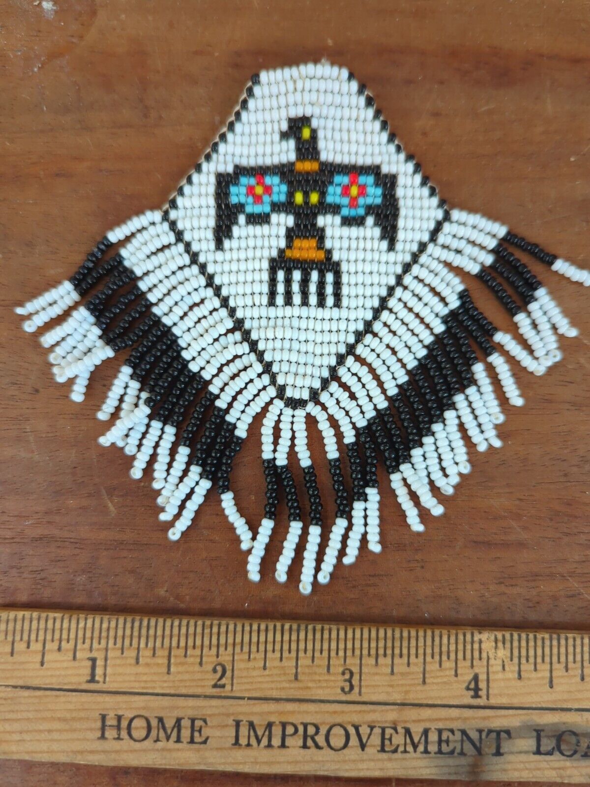  Vintage North American Lakota Sioux Beaded Thunderbird Costume Accessory 