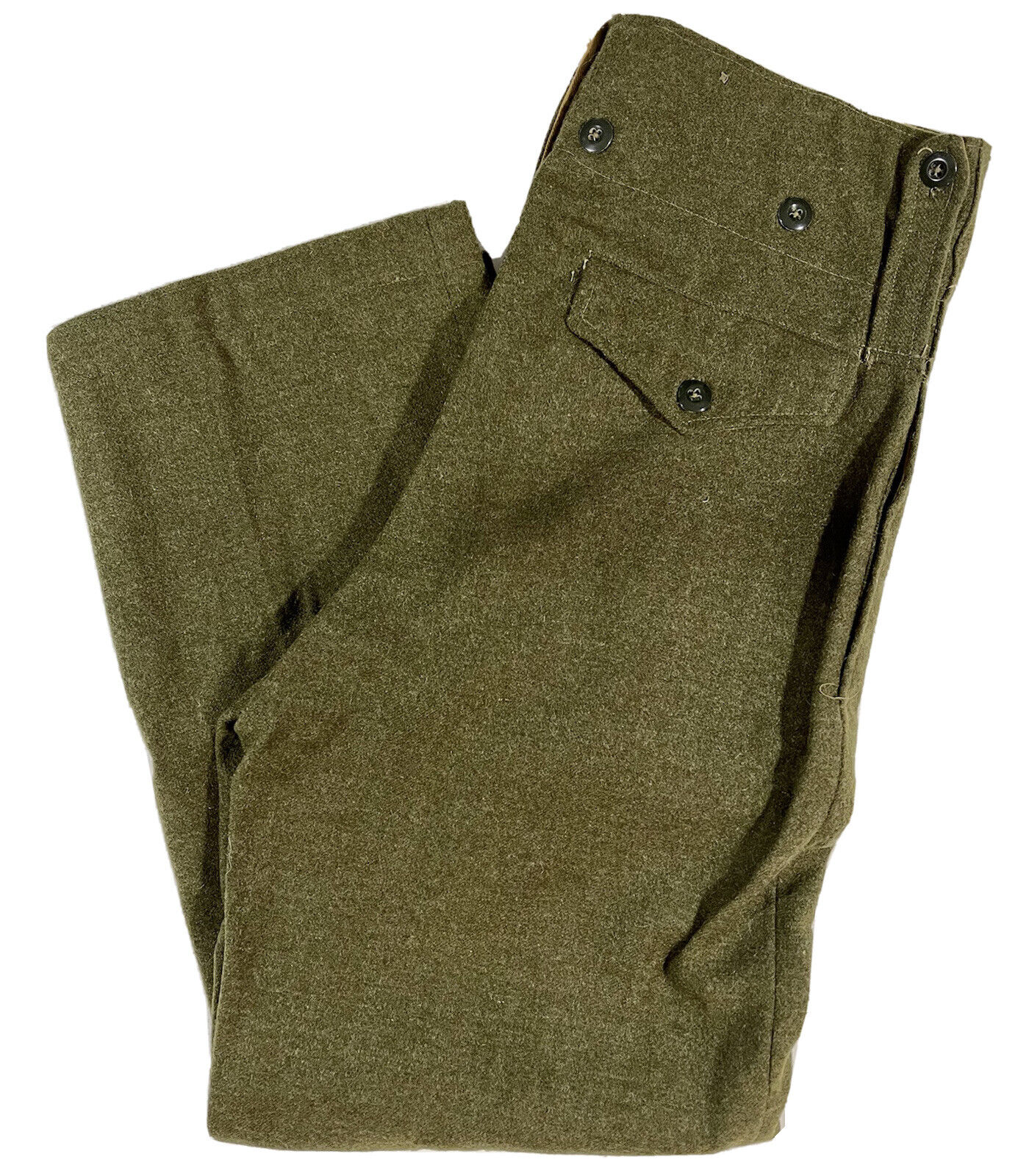 Vintage 1954 Canadian Army Battle Dress Trousers Pants Wool Korean War B10
