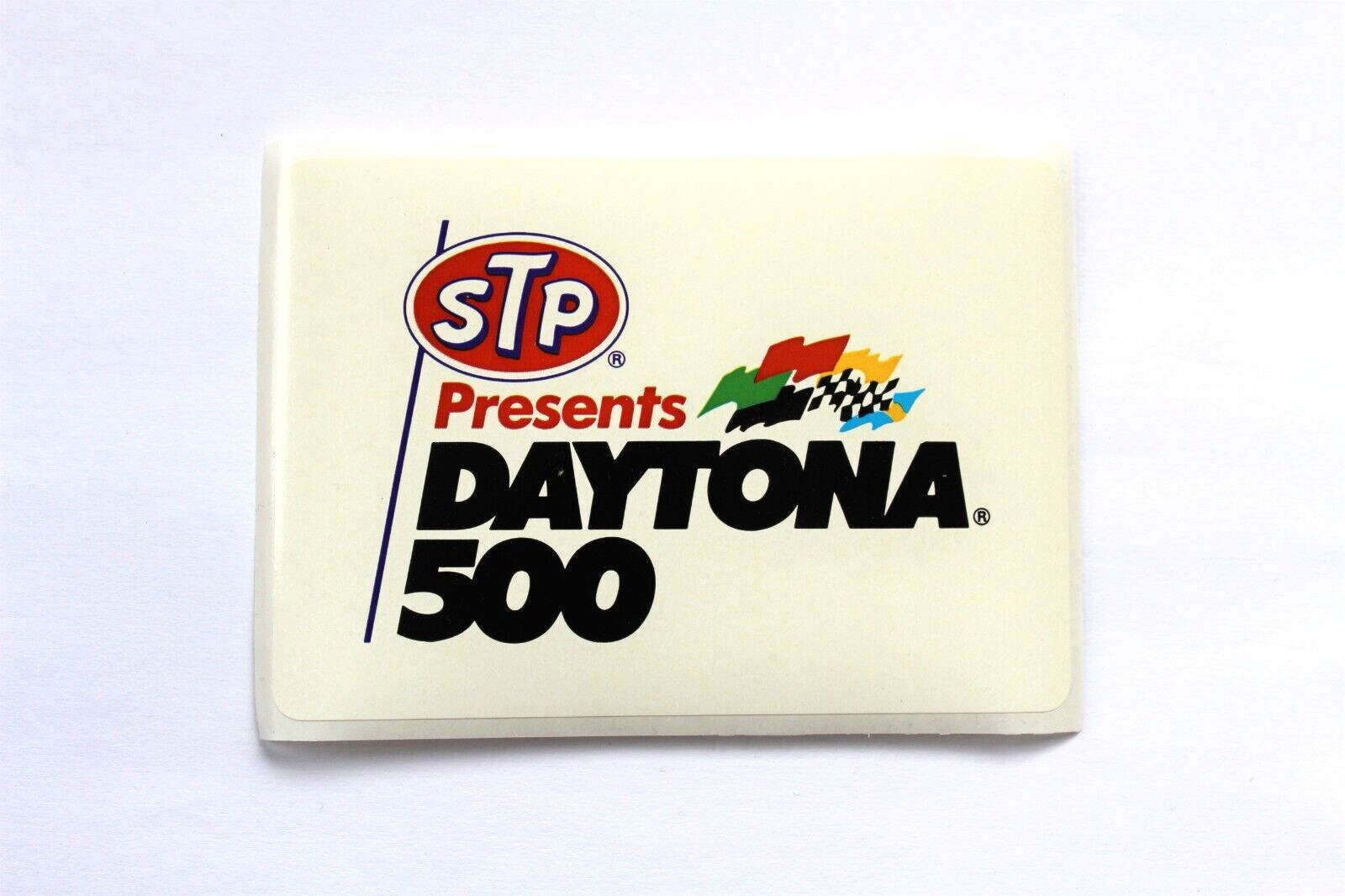 1991 STP PRESENTS DAYTONA 500 VINTAGE ORIGINAL STICKER DECAL NASCAR PETTY NOS
