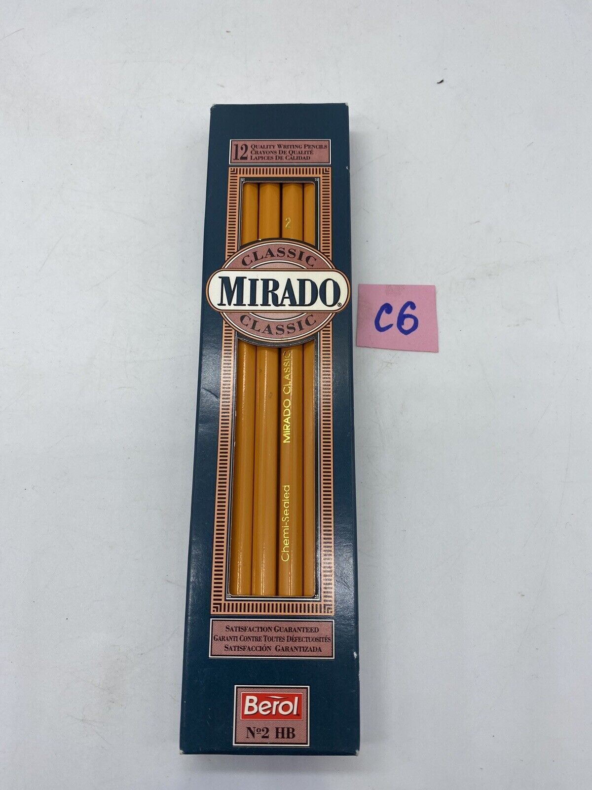 Dozen 12 Vintage Berol Mirado Writing Pencils In Box  No. 2HB New