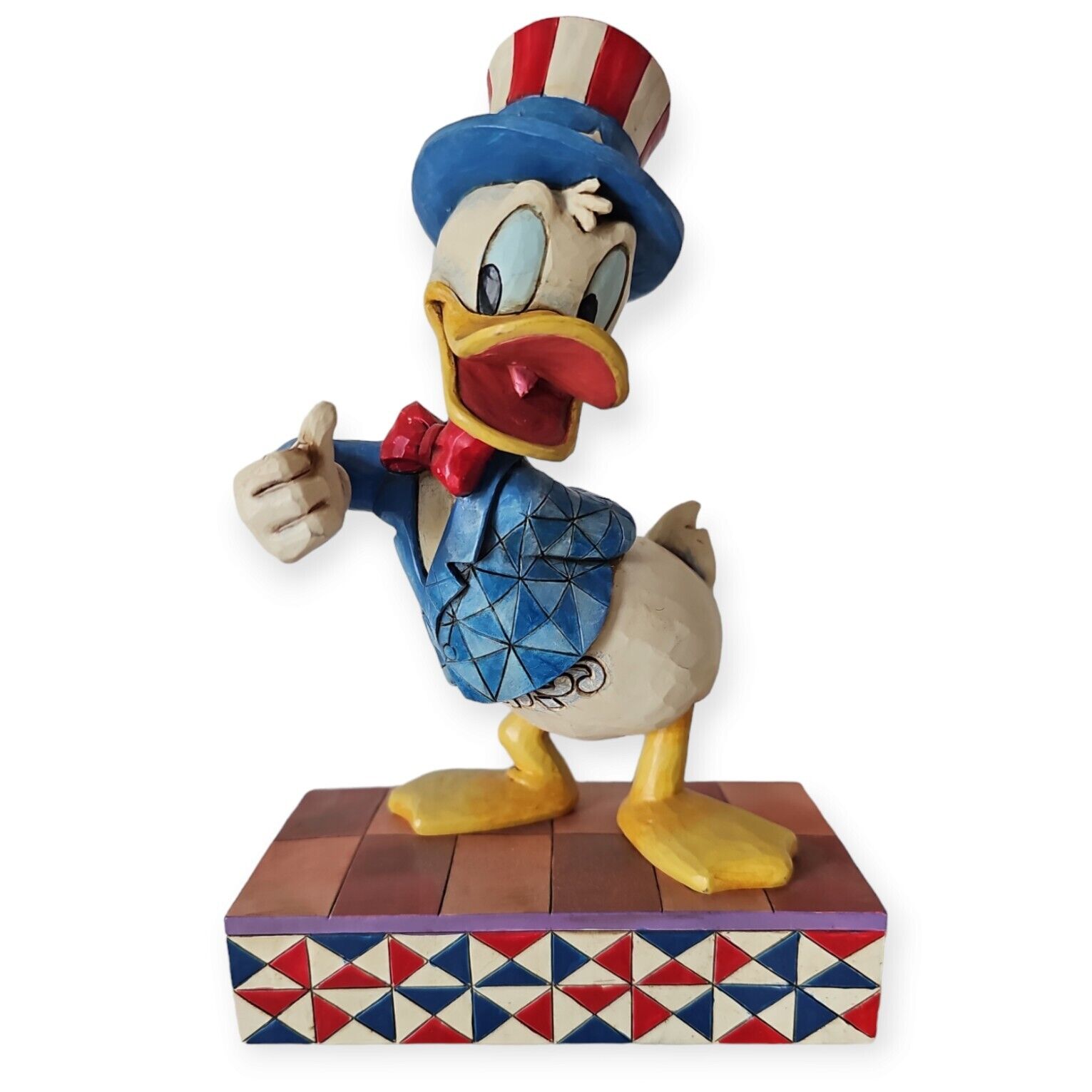 Jim Shore Walt Disney Showcase Collection Yankee Doodle (Donald) Duck Figurine