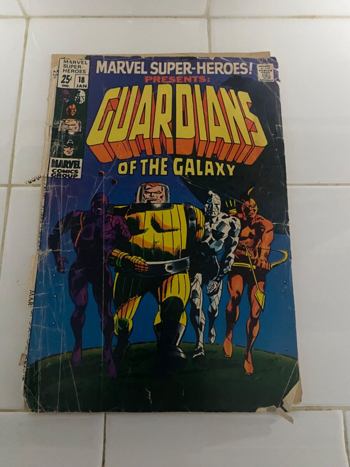 Marvel Super Heroes #18 1st App Guardians Of The Galaxy 1969 Low Grade
