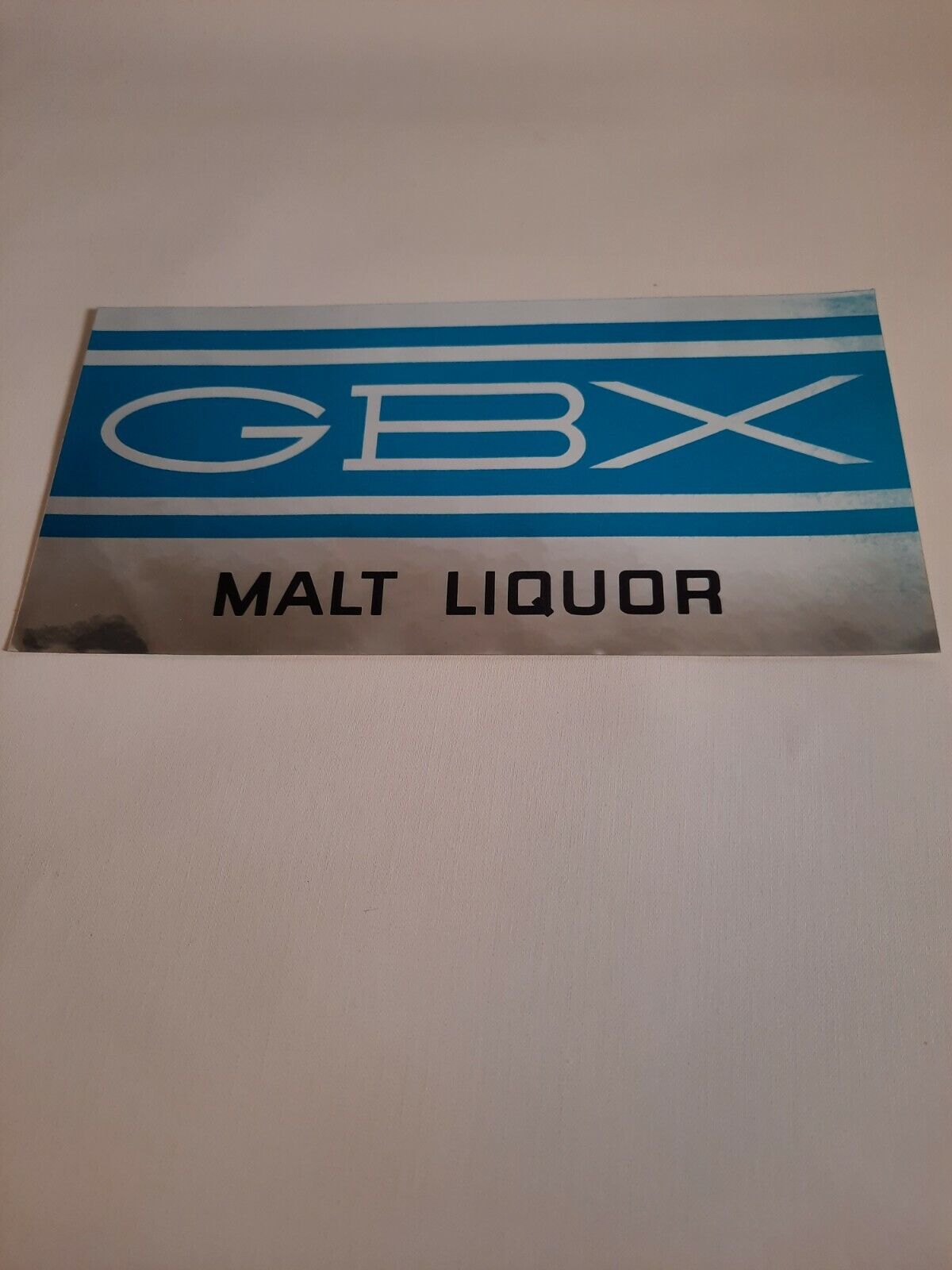 Nos Vintage Grain Belt Beer GBX Malt Liquor Advertising sticker 