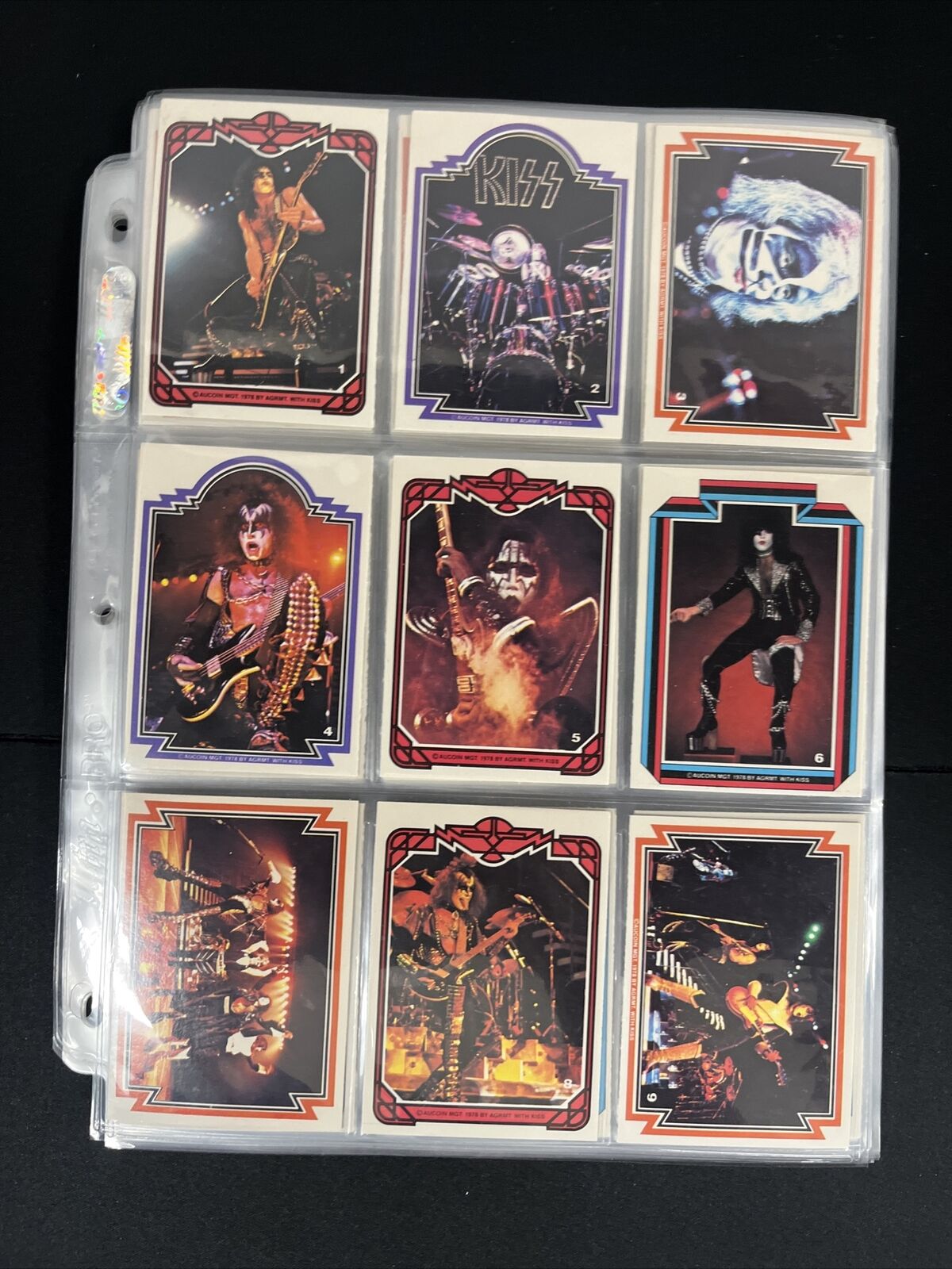 1978 Kiss Series 1 & 2 Trading Cards 1-132 Complete Set