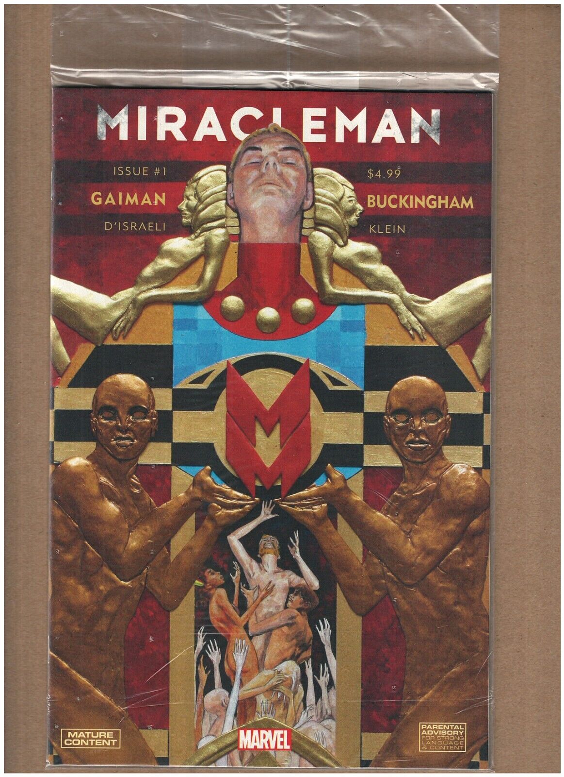 Miracleman #1 Marvel Comics Neil Gaiman 2015 Polybag Sealed NM- 9.2