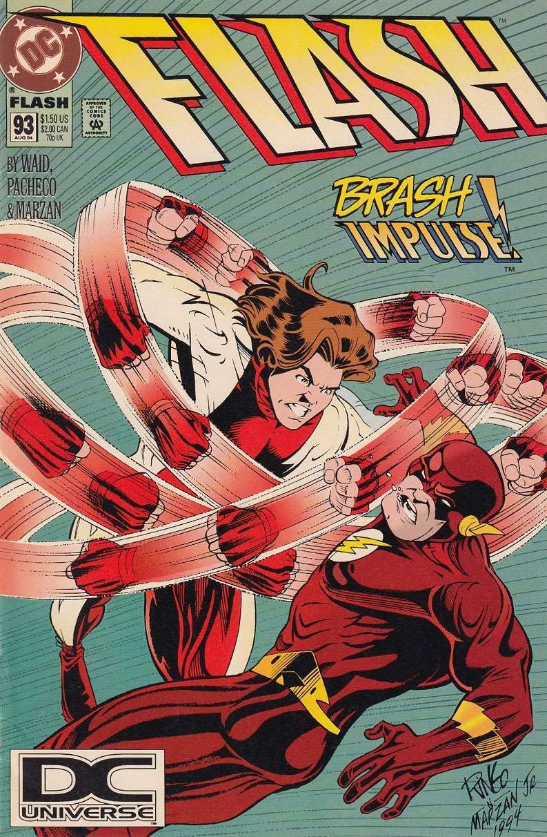Flash (2nd Series) #93 (2nd) FN; DC | DC Universe Variant Impulse - we combine s