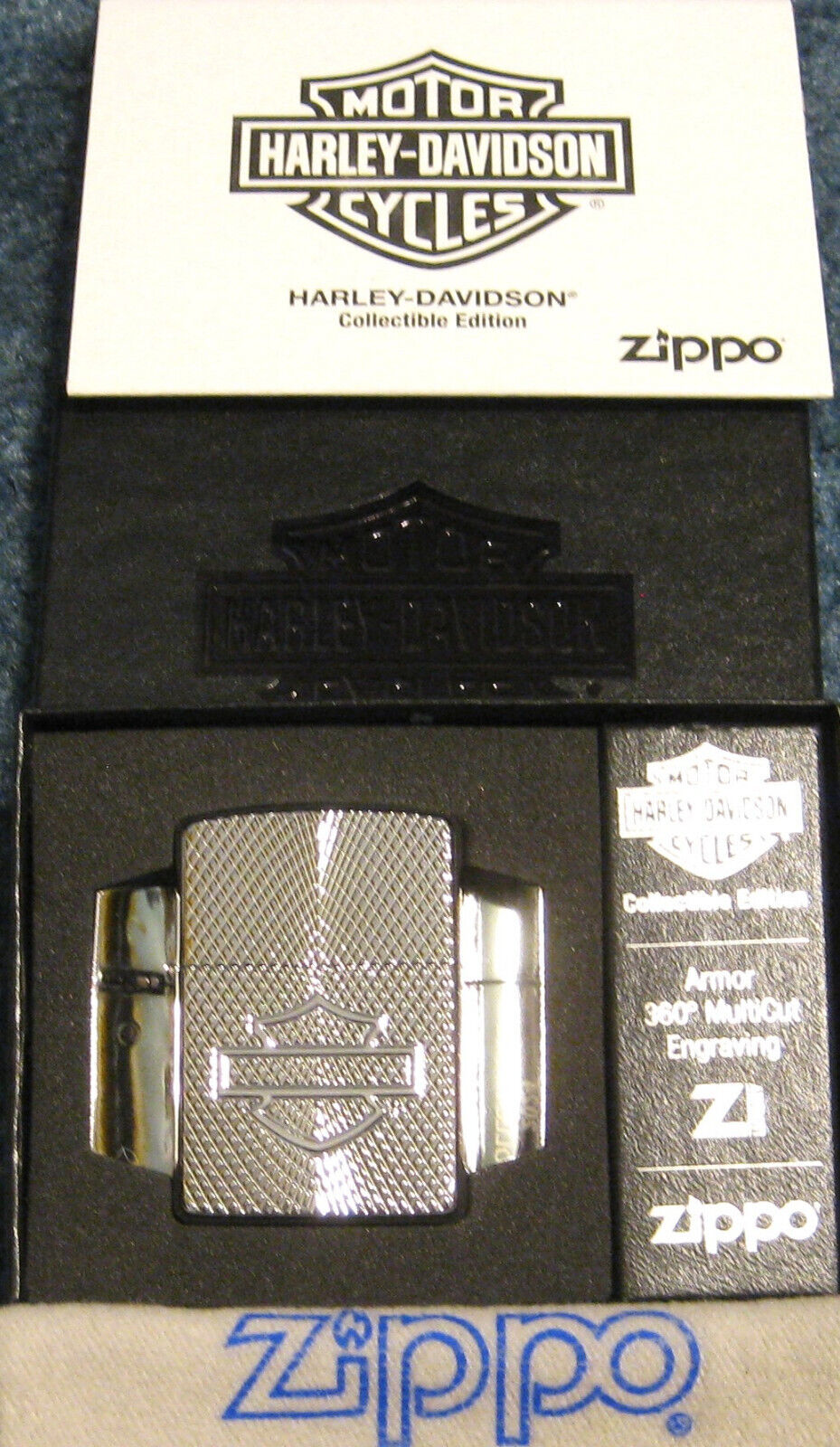 ZIPPO HARLEY DAVIDSON Lighter 2024 COLLECTIBLE OF THE YEAR 46022 Mint in Box COY