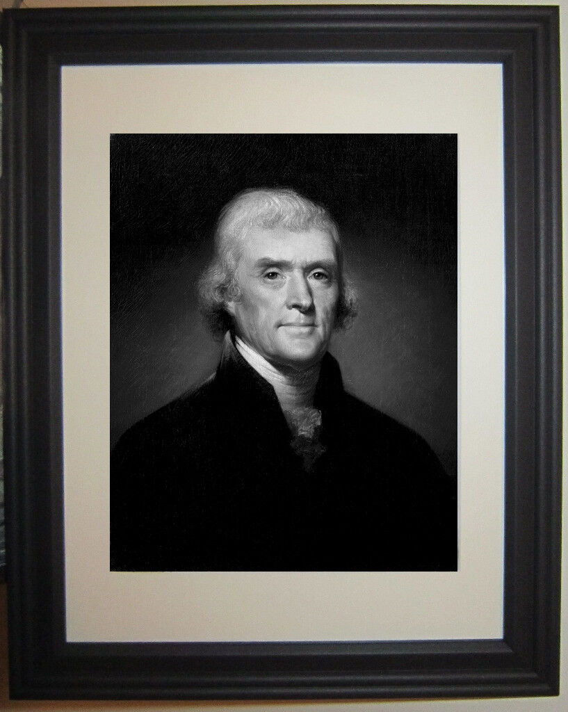 President Thomas Jefferson 2nd President Founding Fathers Framed Photo Picture