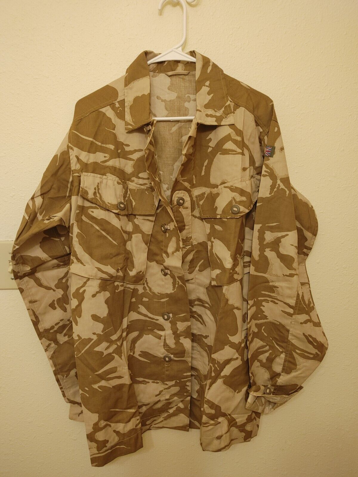 Large Long British Desert DPM Jacket Tropical Gulf War Uniform Shirt