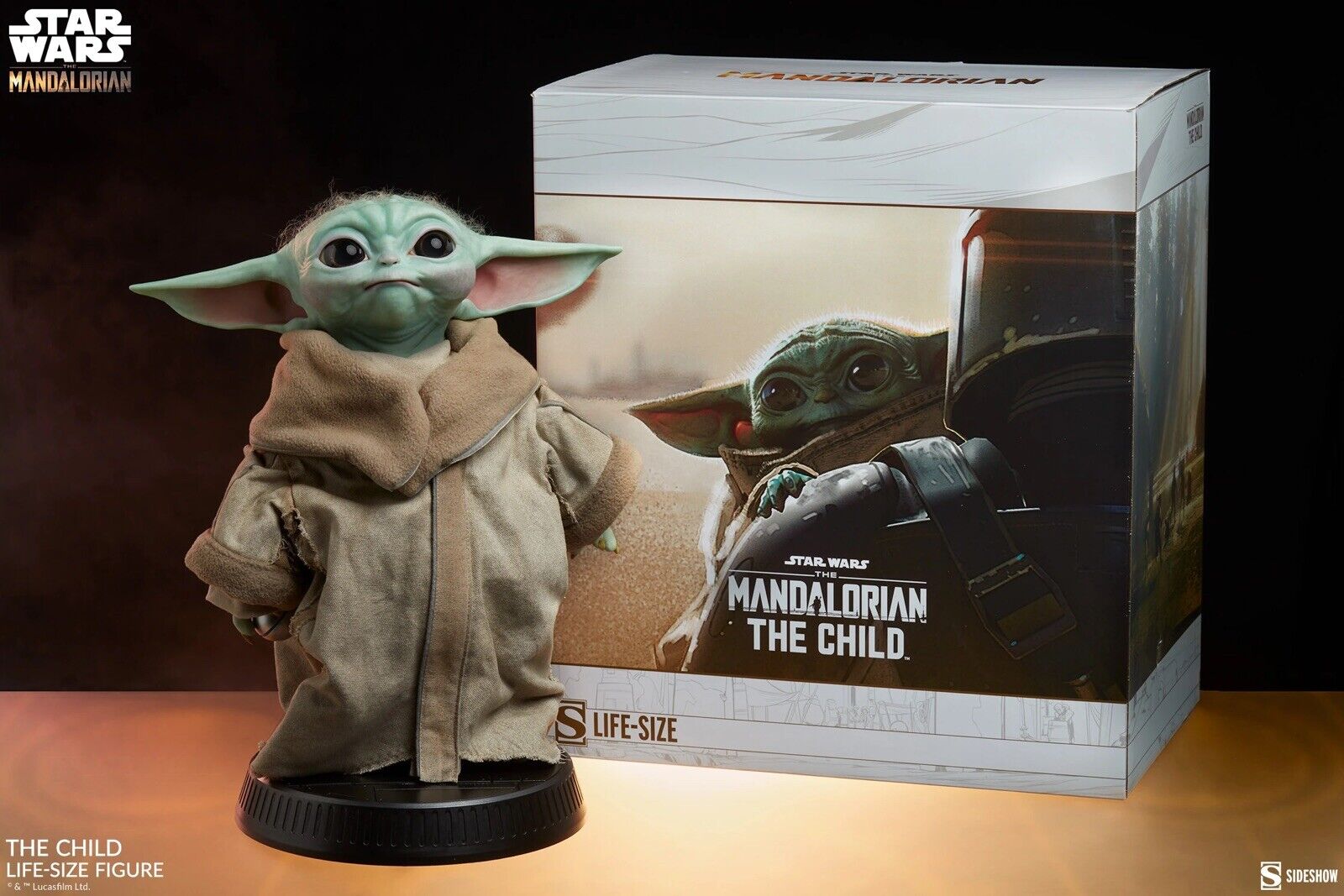 Sideshow Collectibles Baby Yoda Mandalorian The Child Life Size Star Wars NEW