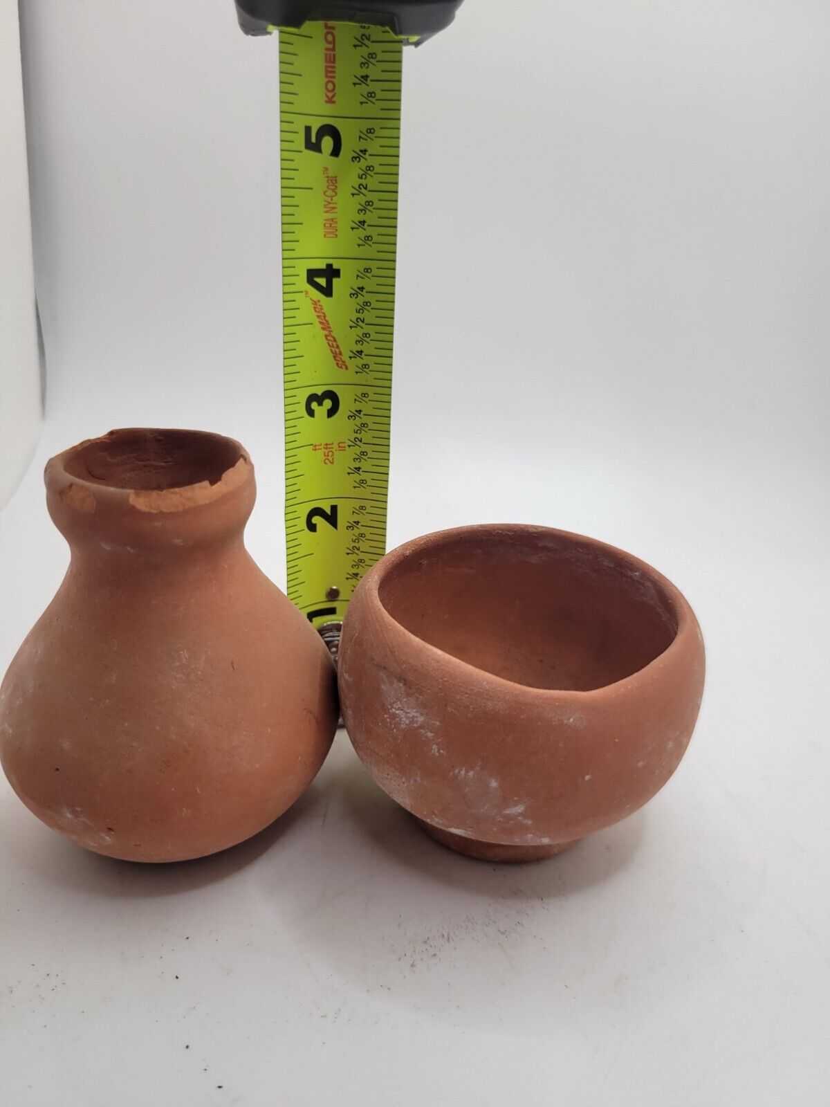 Vintage Clay Pots Bottle And Cup 
