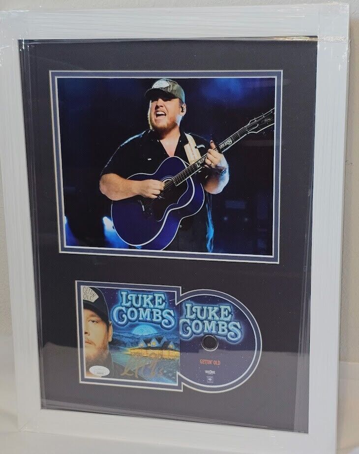 Luke Combs SIGNED Gettin Old CD Autographed JSA Authenticated COA Framed