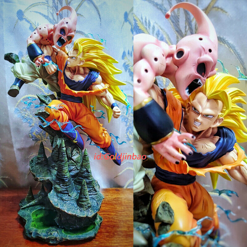 GL Studio Dragon Ball Son Goku VS Buu Resin Model Painted In Stock Statue New