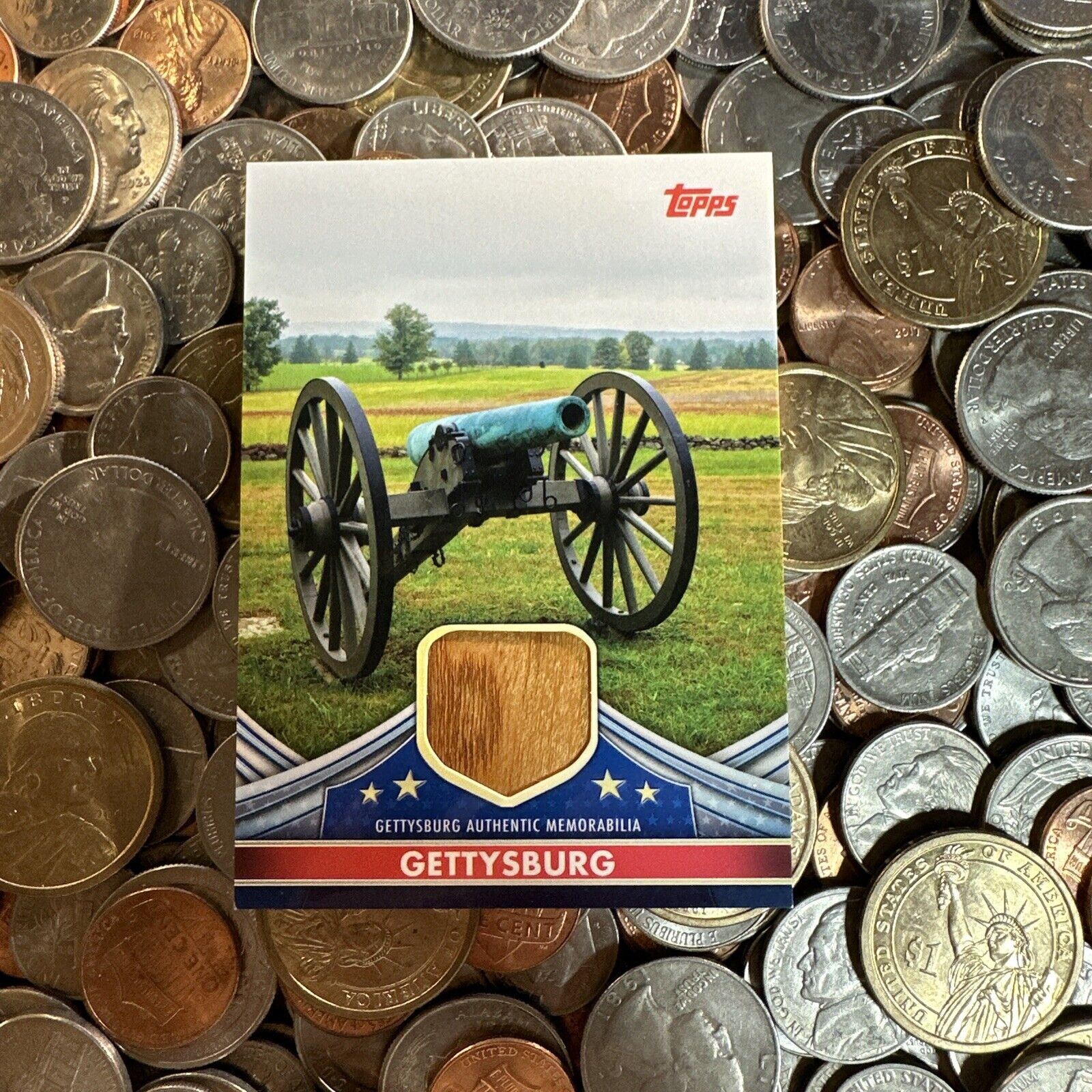 2011 Topps American Pie Pieces Civil War Gettysburg National Military Park SP