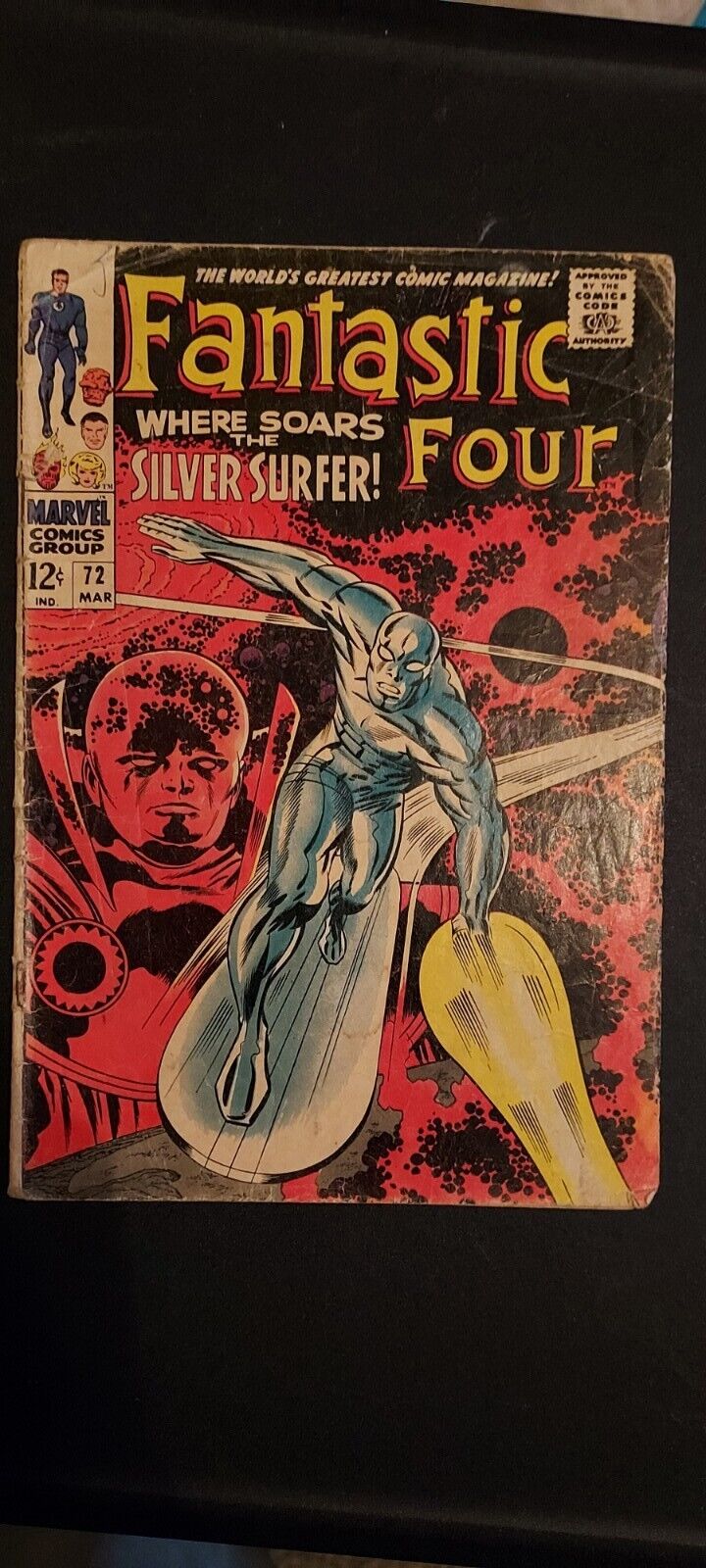 Fantastic Four #72 Silver Surfer, Watcher (1968)
