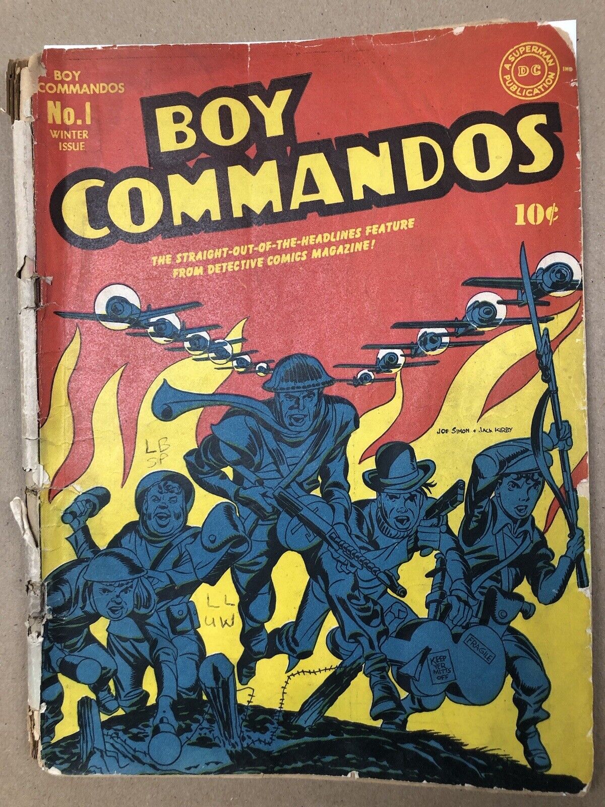 Boy Commandos 1 1942 Jack Kirby And Joe Simon Several Nazi Stories Liberty Belle