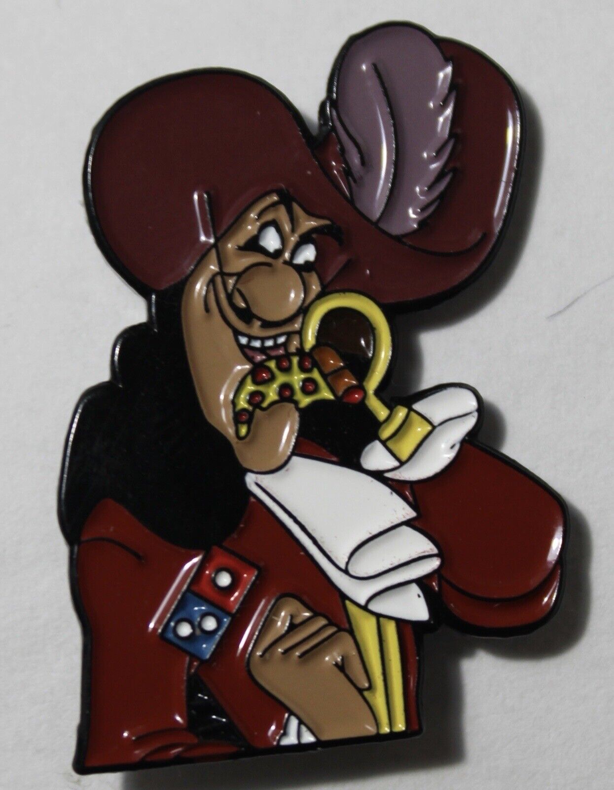 Captain Hook dominos pizza enamel pins