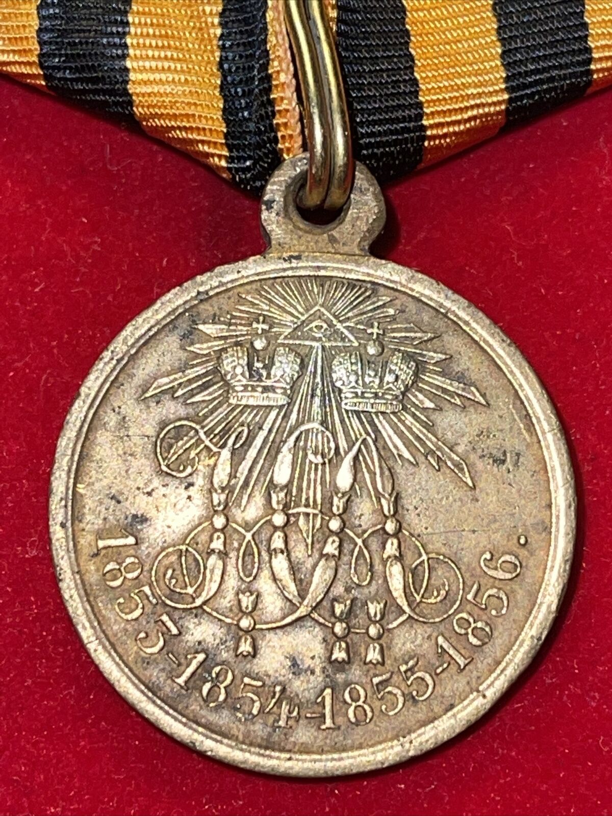 IMPERIAL RUSSIA  ALEXANDR II Medal “IN MEMORY of the War 1853,1854,1855 and 1856