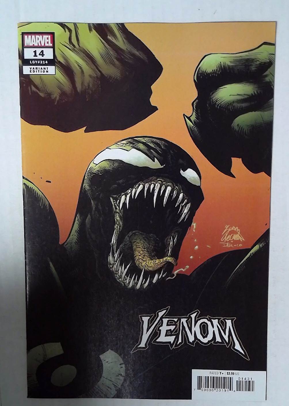 2023 Venom #14 c Marvel Limited 1:25 Incentive Cover Comic Book