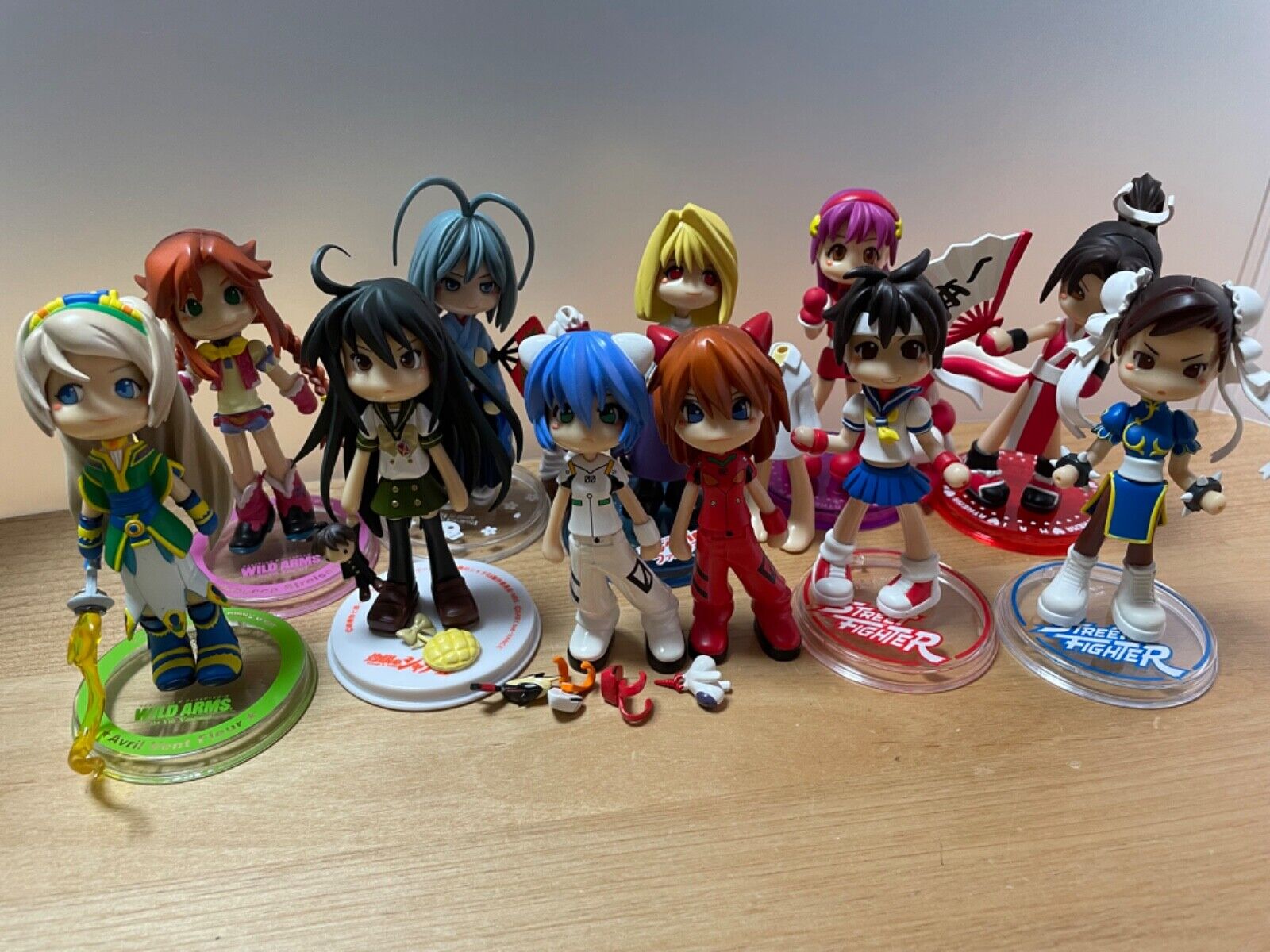 Pinky:st Street cos anime game character 11set EVANGELION STREET FIGHTER etc