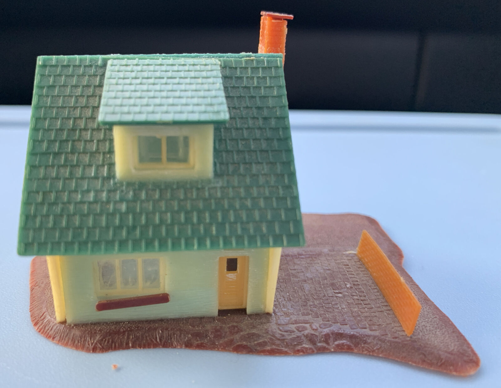 Vintage Miniature Plastic house Believed To Be Made in Austria
