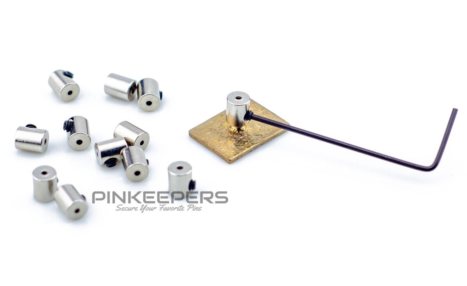 20 Pin Keepers/Locking Pin Backs/Pin Locks for Pins-New 7 mm Poke Proof Design