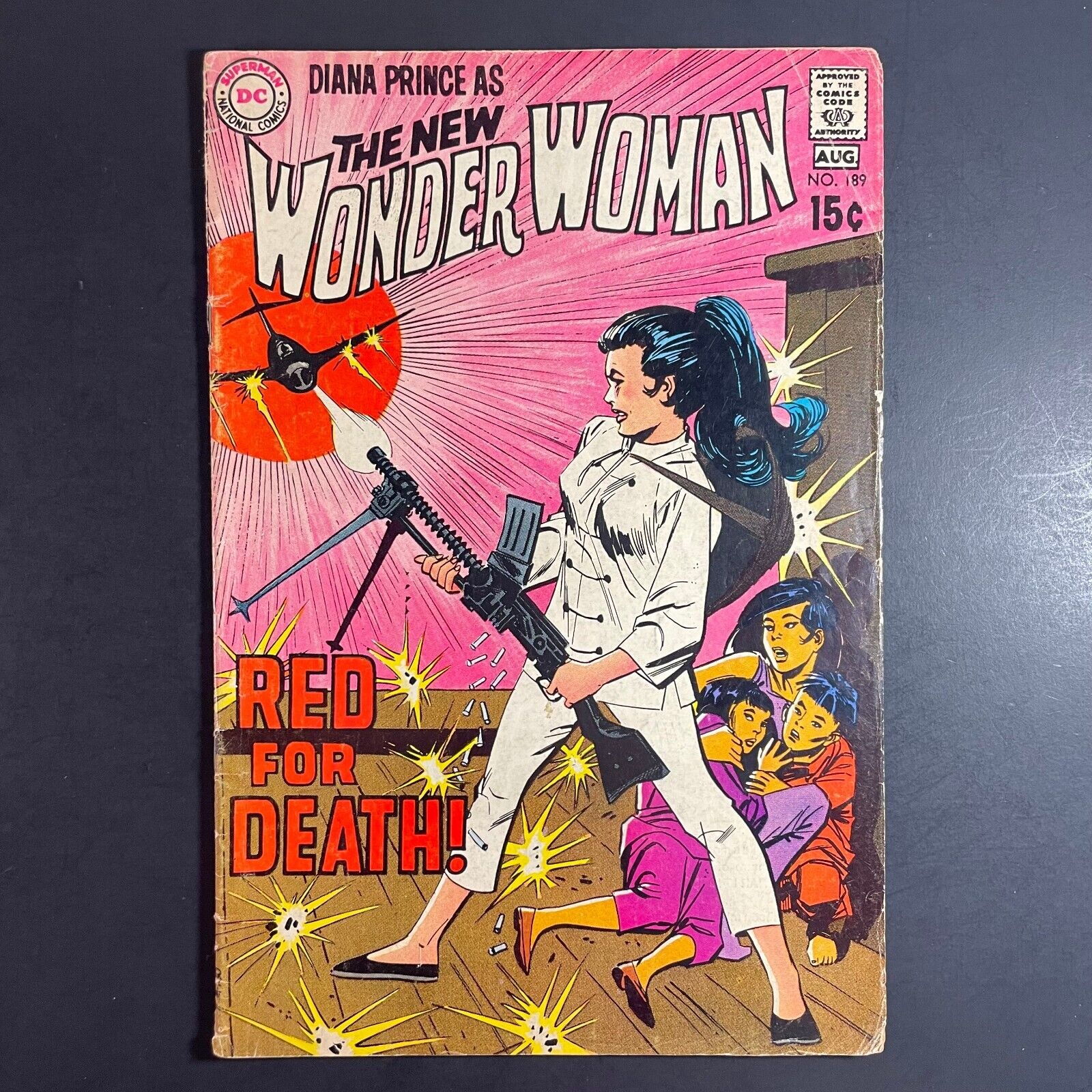 Wonder Woman 189 Bronze Age DC 1970 Mike Sekowsky cover comic book I-Ching