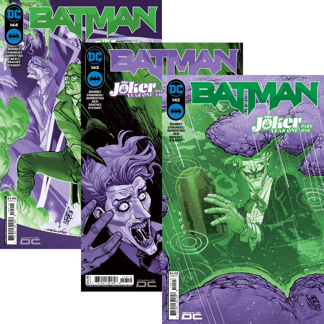 Batman #142 3rd #143 2nd #144 2nd Print Joker Year One 1 2 3 Set