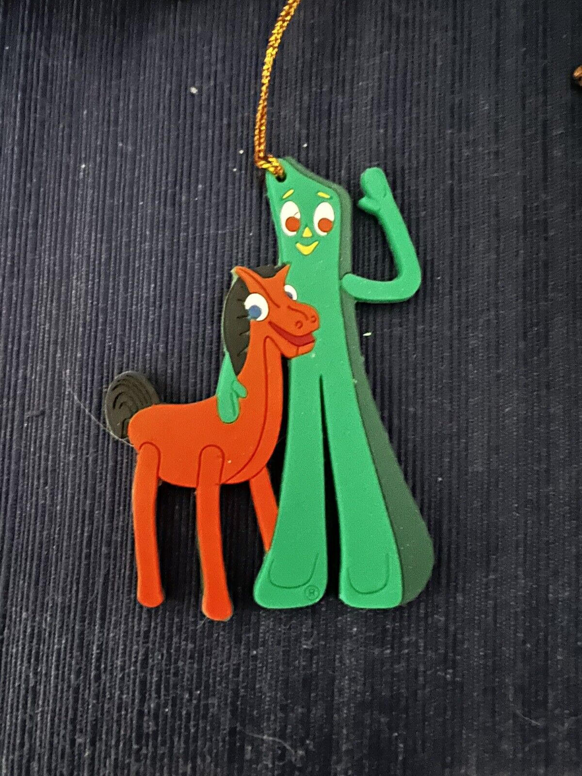 Gumby & Pokey Christmas Ornament. Cute