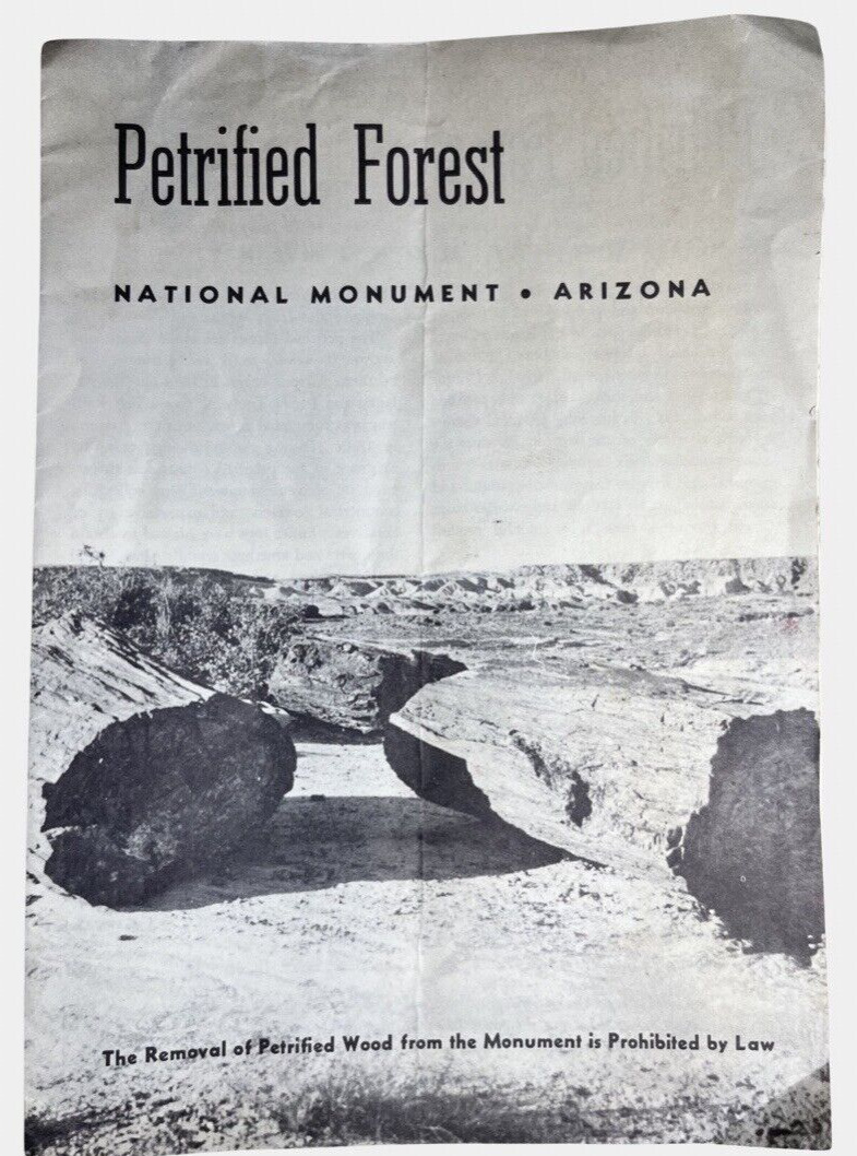 VINTAGE 1959 PETRIFIED FOREST NATIONAL MONUMENT ARIZONA BOOKLET
