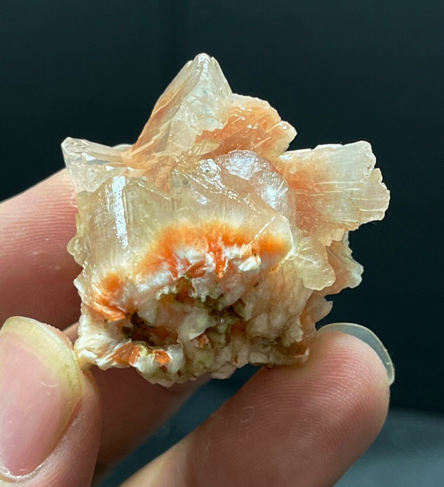 25.3g Natural Rare Orange Zeolite Apophyllite Mineral Specimen