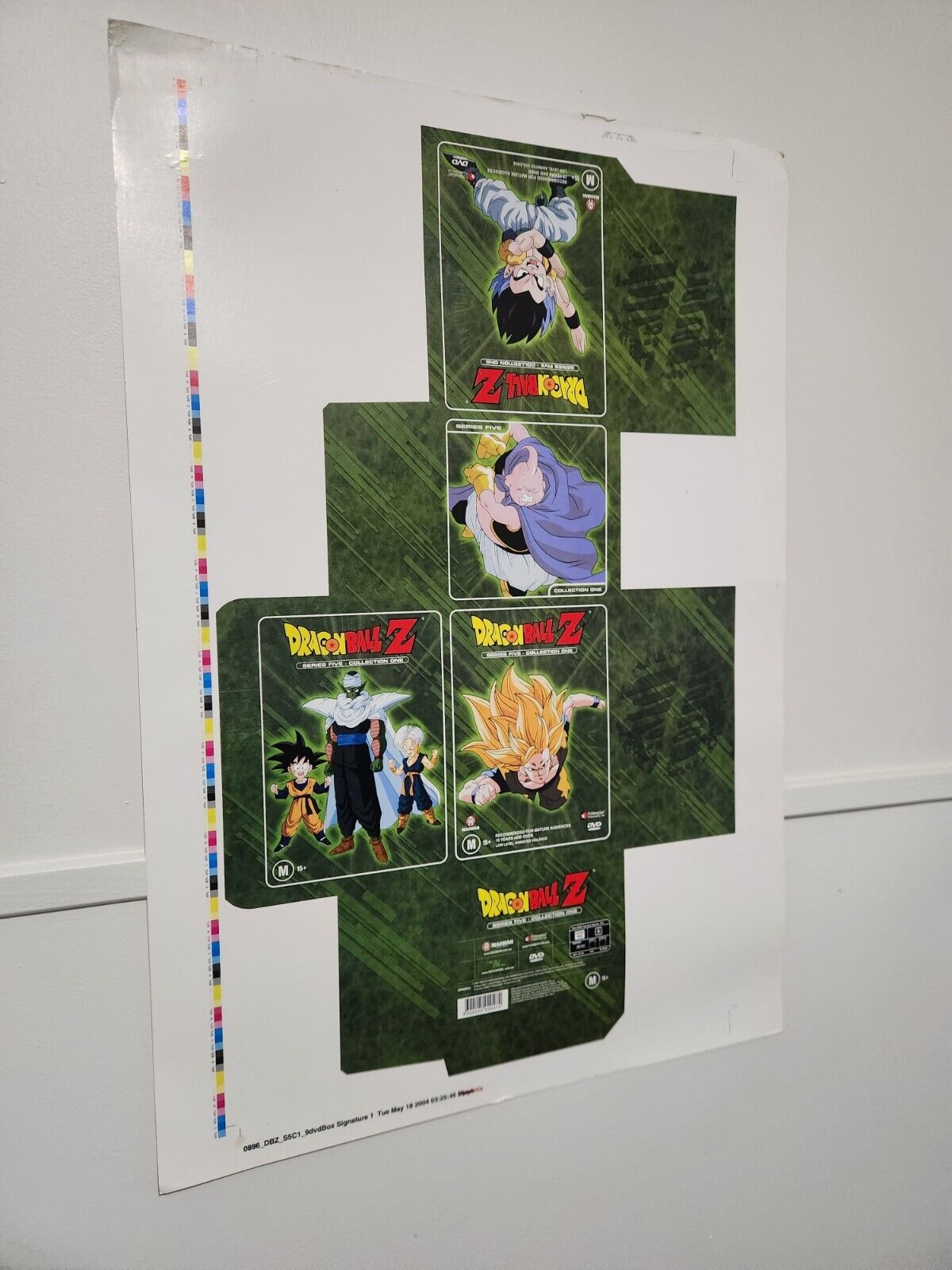 Dbz Dragonball Z Promotional Collectable Foldout Dvd Box (Extremely Rare) 2004