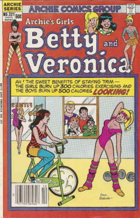 Archie\'s Girls Betty And Veronica #321 FN; Archie | Early Cheryl Blossom - we co