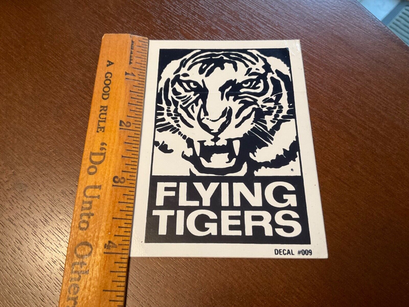 Original Flying Tigers Airlines Sticker Decal Airplane Pilot Estate