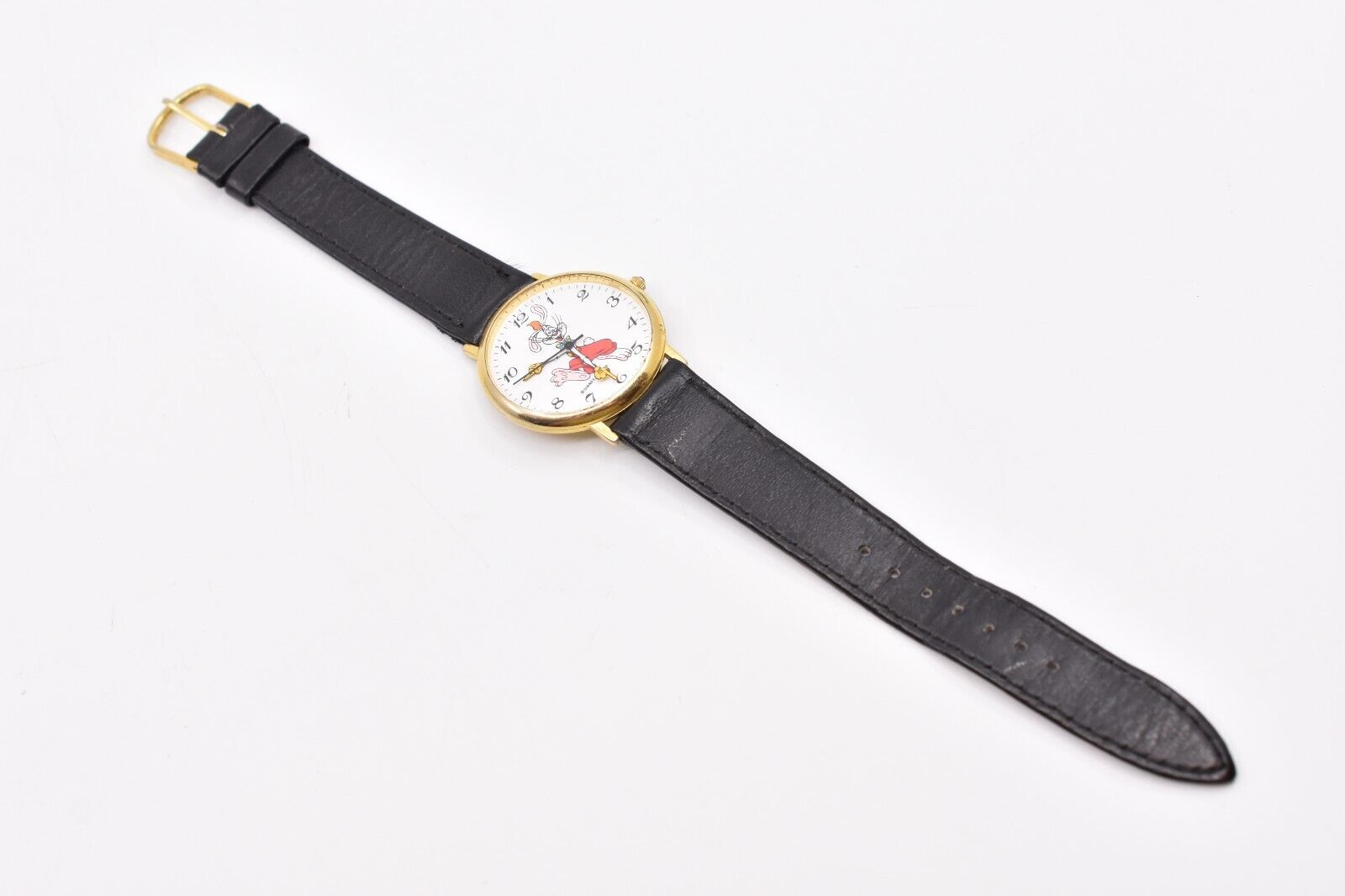 Vintage Roger Rabbit Disney Quartz Gold Tone Wristwatch Disney Store Amblin