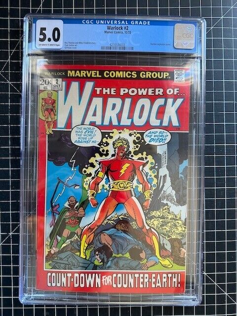 Marvel Warlock #2 1972 CGC 5.0