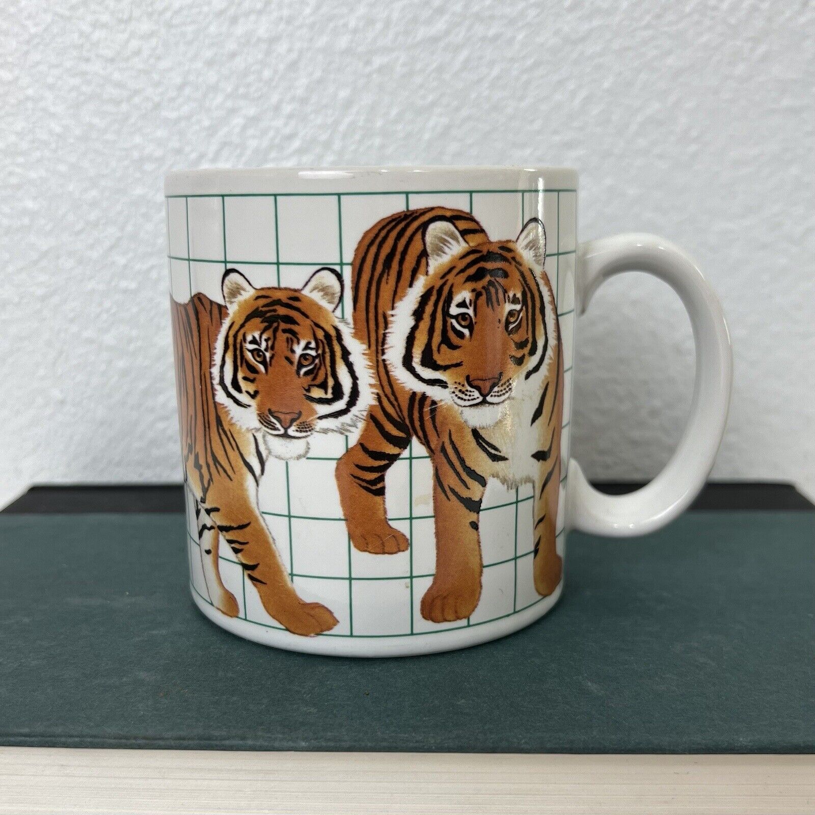 Vintage 1989 World Wildlife Fund WWF Tiger Coffee Mug