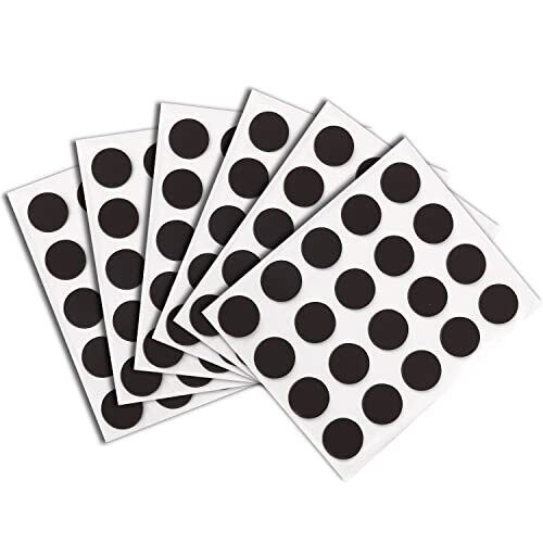 120Pcs Self Adhesive Magnets Dots for Crafts round Peel and Stick Magnets with A