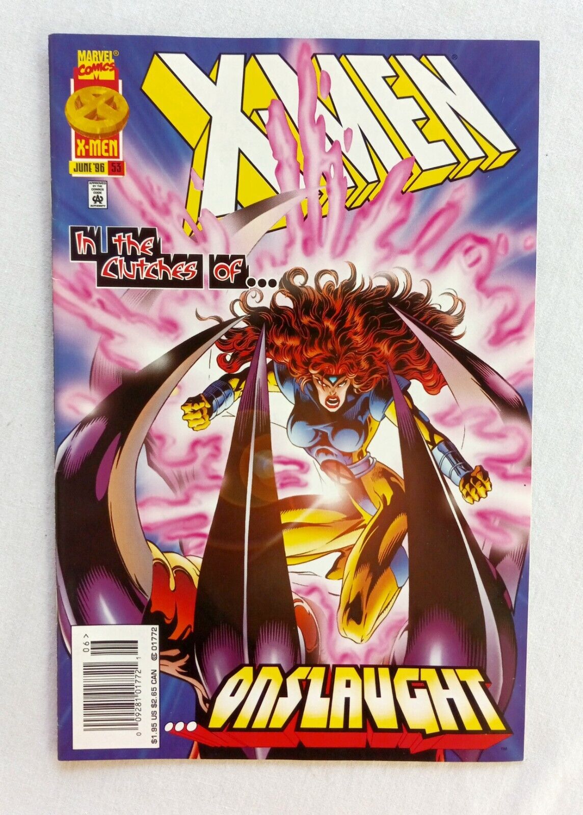 X-Men #53 - (1996) 1st Full Appearance of Onslaught Marvel Comics Newsstand 