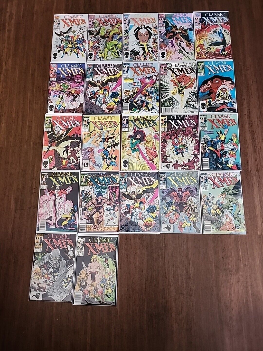 Classic X-Men  Marvel Comics Lot  1-22 Issues 1986