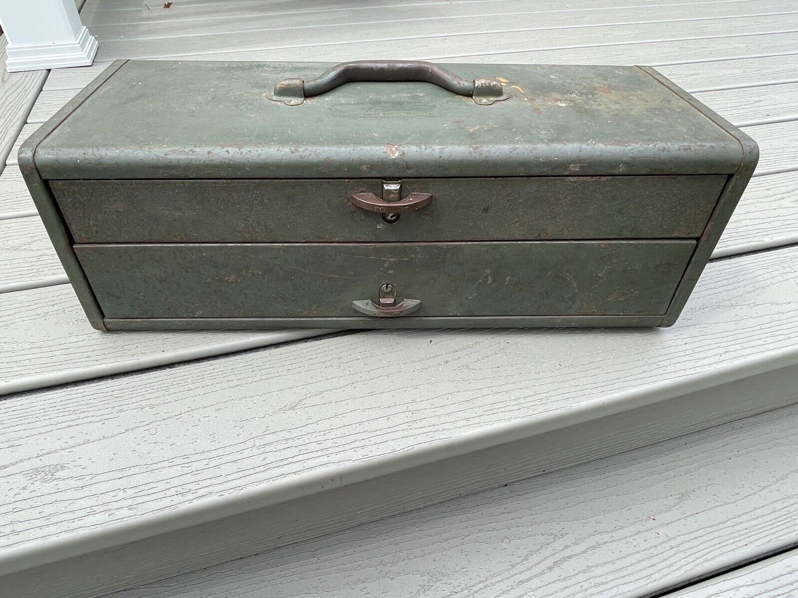 Early Vintage Kennedy Two Drawer Machinist Toolbox