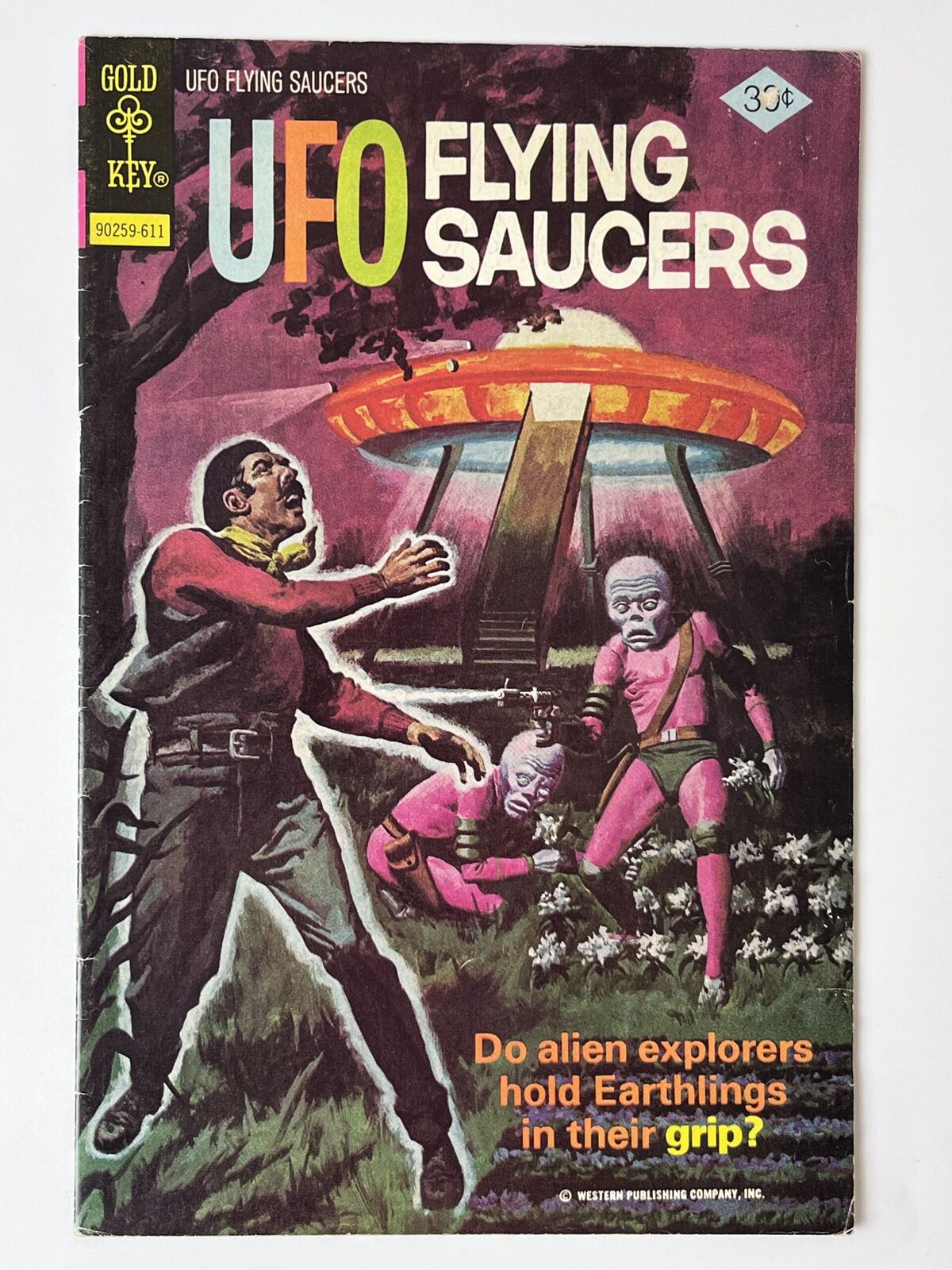 UFO Flying Saucers #12 (1976) in 5.0 Very Good/Fine