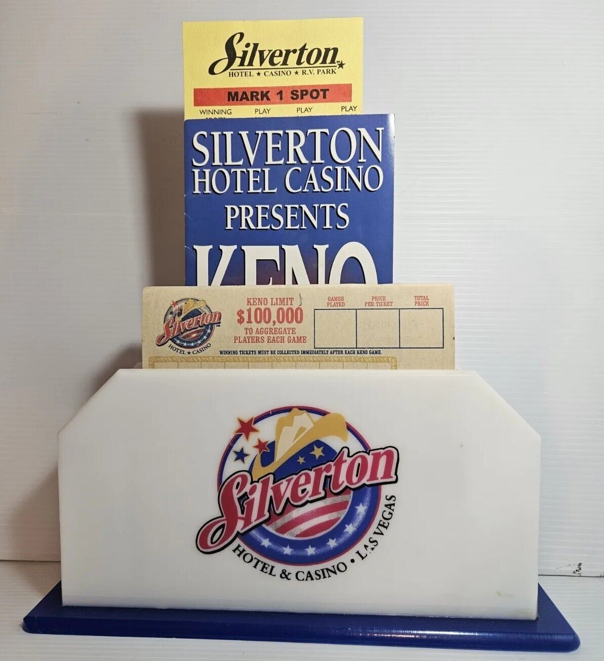 Silverton Casino Las Vegas Vintage Keno Rack