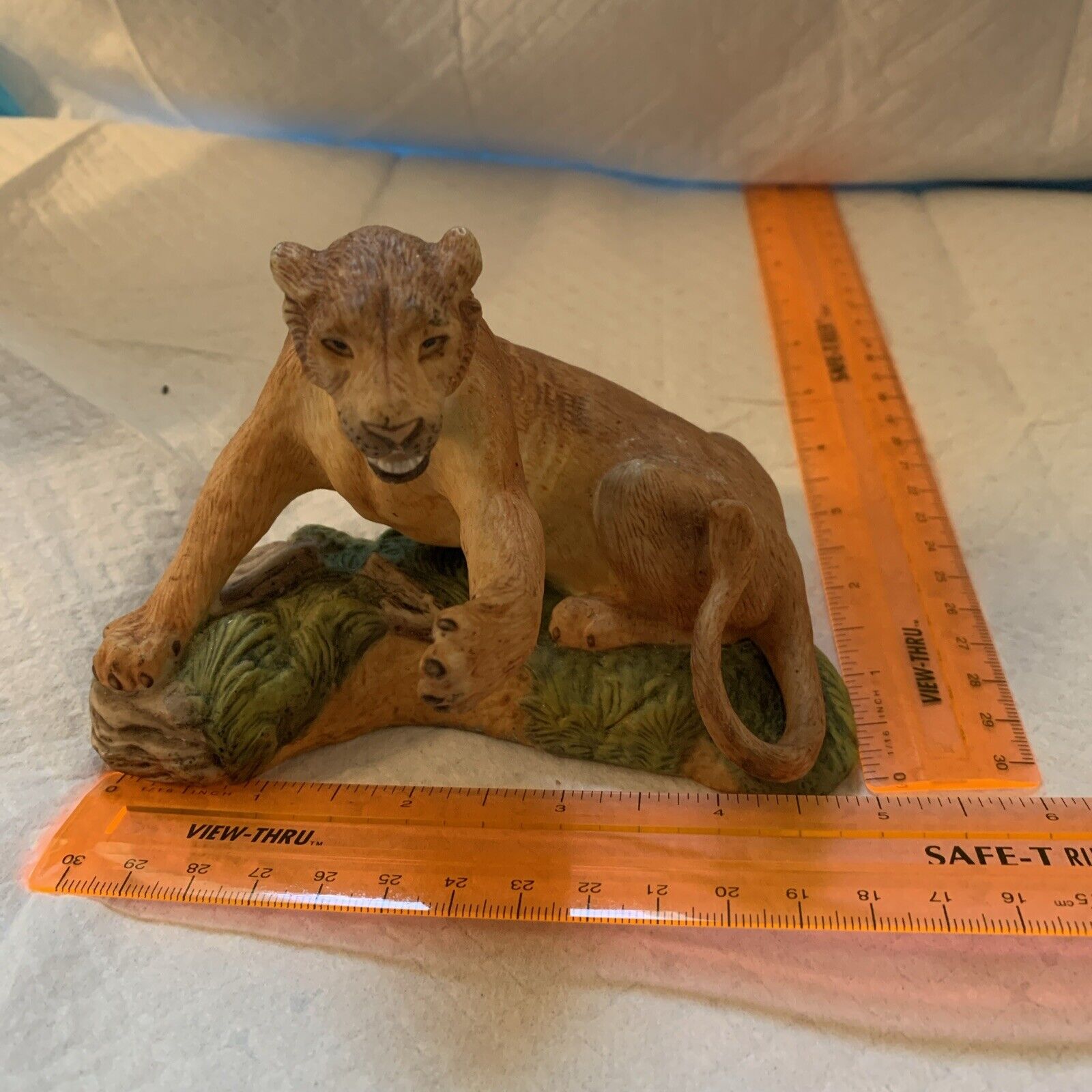 Franklin Mint(NWF)Great Cats Of The World Asiatic Lioness No Chips 