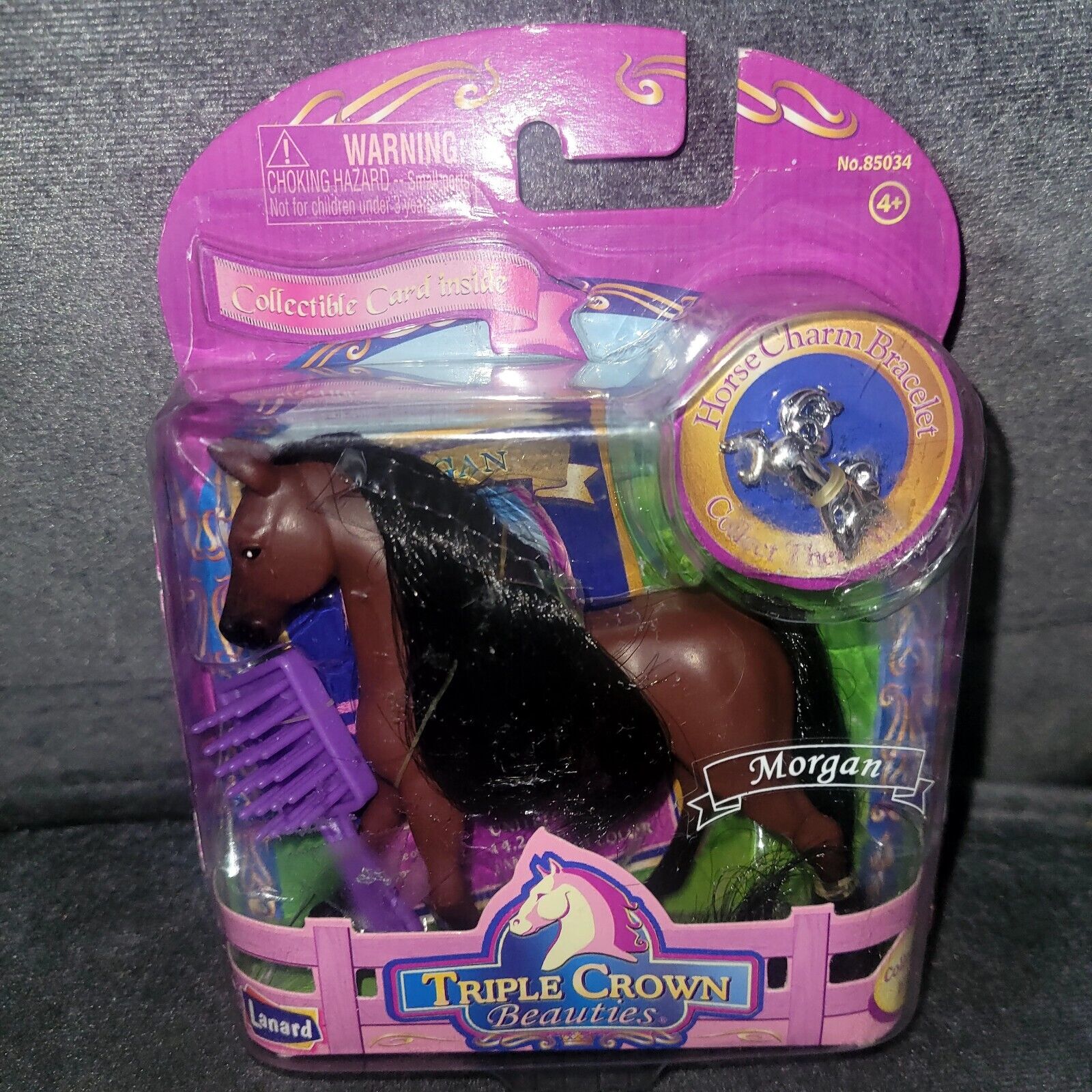 LANARD Retired Horse Toy-Triple Crown Beauties with Charm \